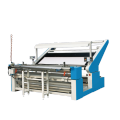 Fabric inspection and edge cutting and rolling machine knitted cloth tensionless inspection and rolling machine